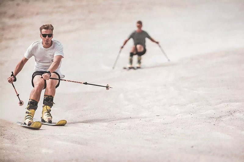 Monte Kaolino - Skifahren im Sommer