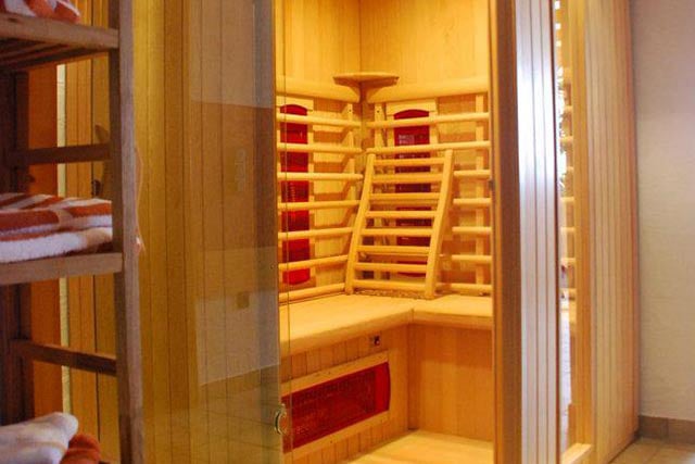 Infrarotkabine im Sauna-Bereich